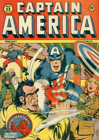 captain america comic cover gallery