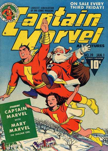 Captain Marvel Adventures Covers