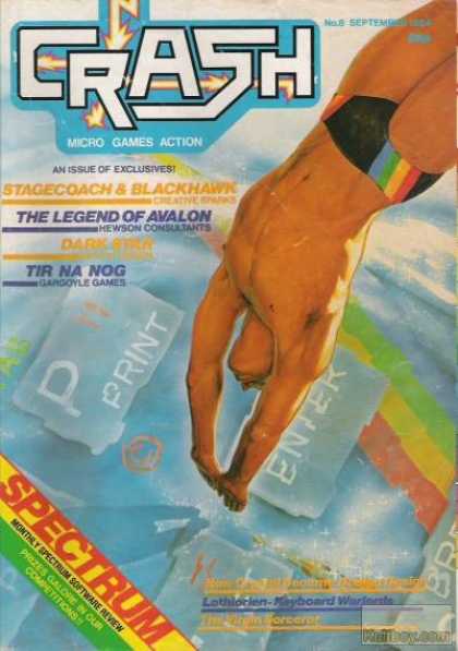 crash #30~35,37~39 ※9冊セット Crash High Resolution 600dpi Newsfield Scans (Complete Set 1