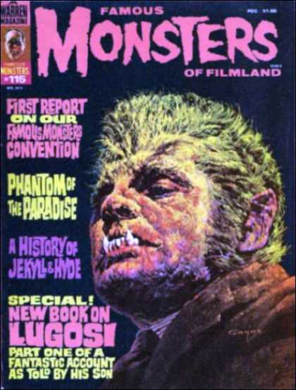 Famous Monsters of Filmland Covers #100-149
