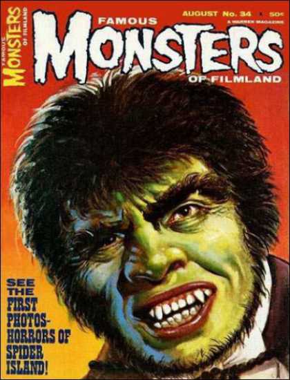 Famous Monsters of Filmland Covers