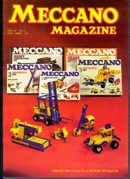 Meccano Magazine Covers #550-599