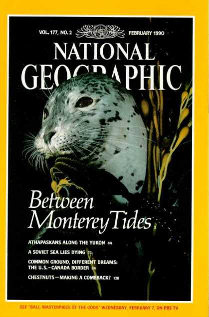 National Geographic January-June 1990: Vol 177 Table of