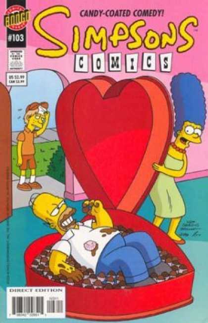 シンプソンズコミック　＃70〜＃100 Simpsons Comics Issue 100 | Bongo Entertainment, Inc. Back