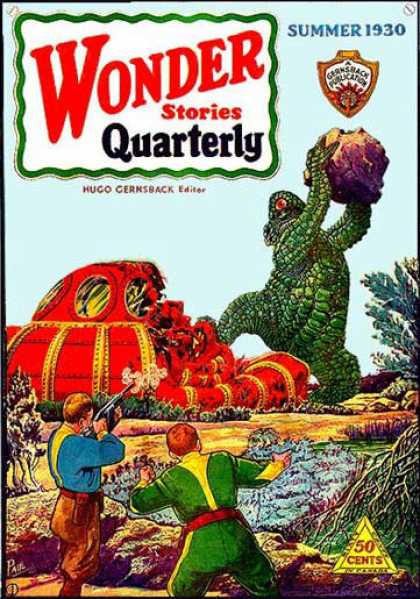 珍品 1930 PULP MAGAZINE: 'WONDER STORIES' 珍品 1930 PULP MAGAZINE: 'WONDER STORIES'